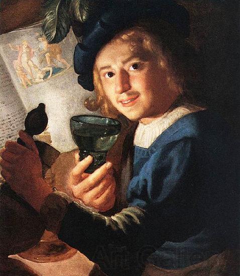 Gerard van Honthorst Young Drinker
